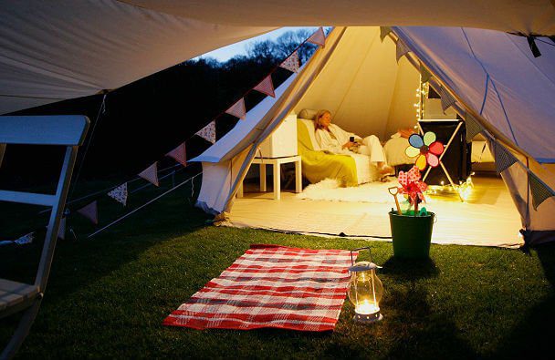 Carry on glamping
