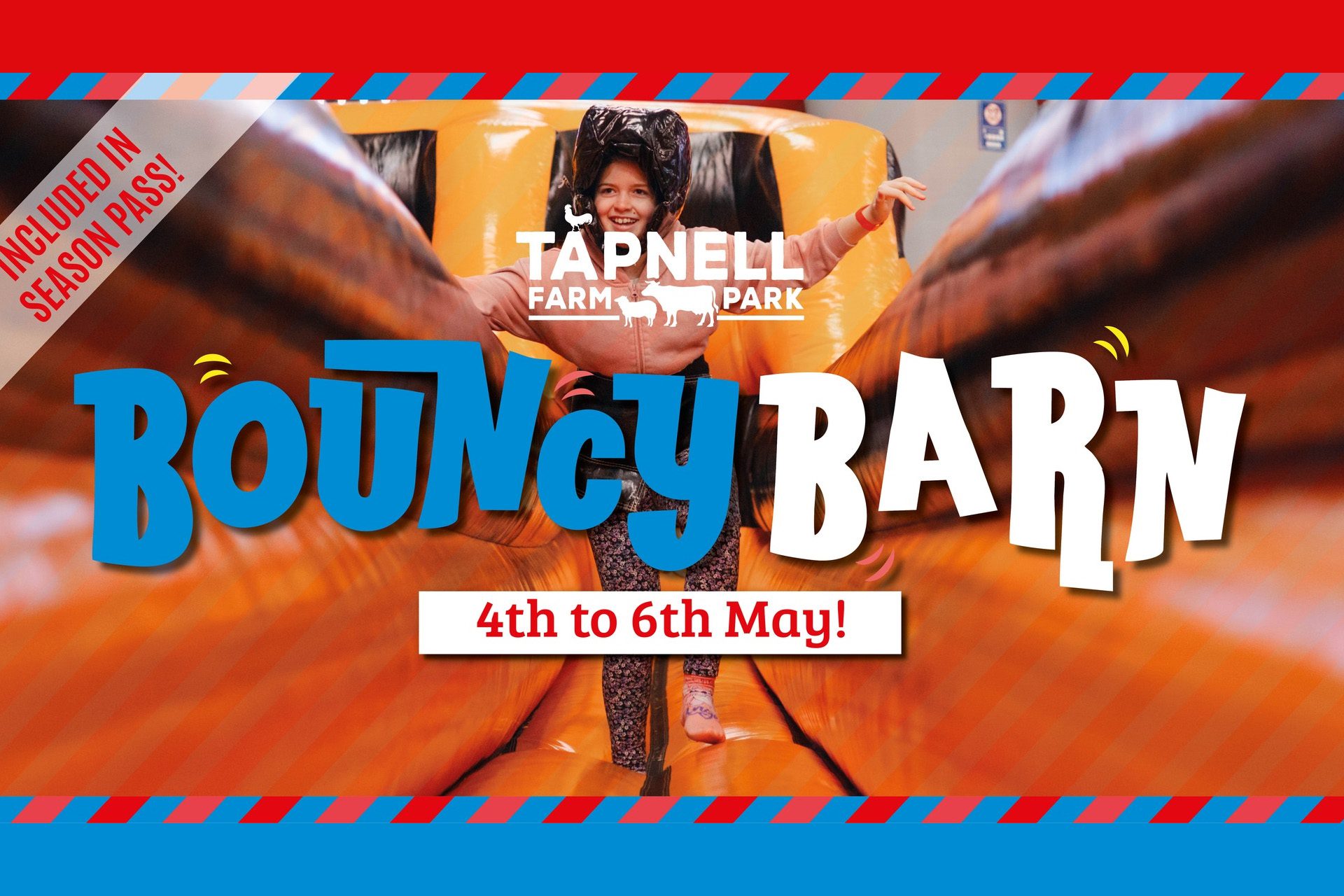 May Bank Holiday Weekend - Bouncy Barn Fun at Tapnell Farm Park ...